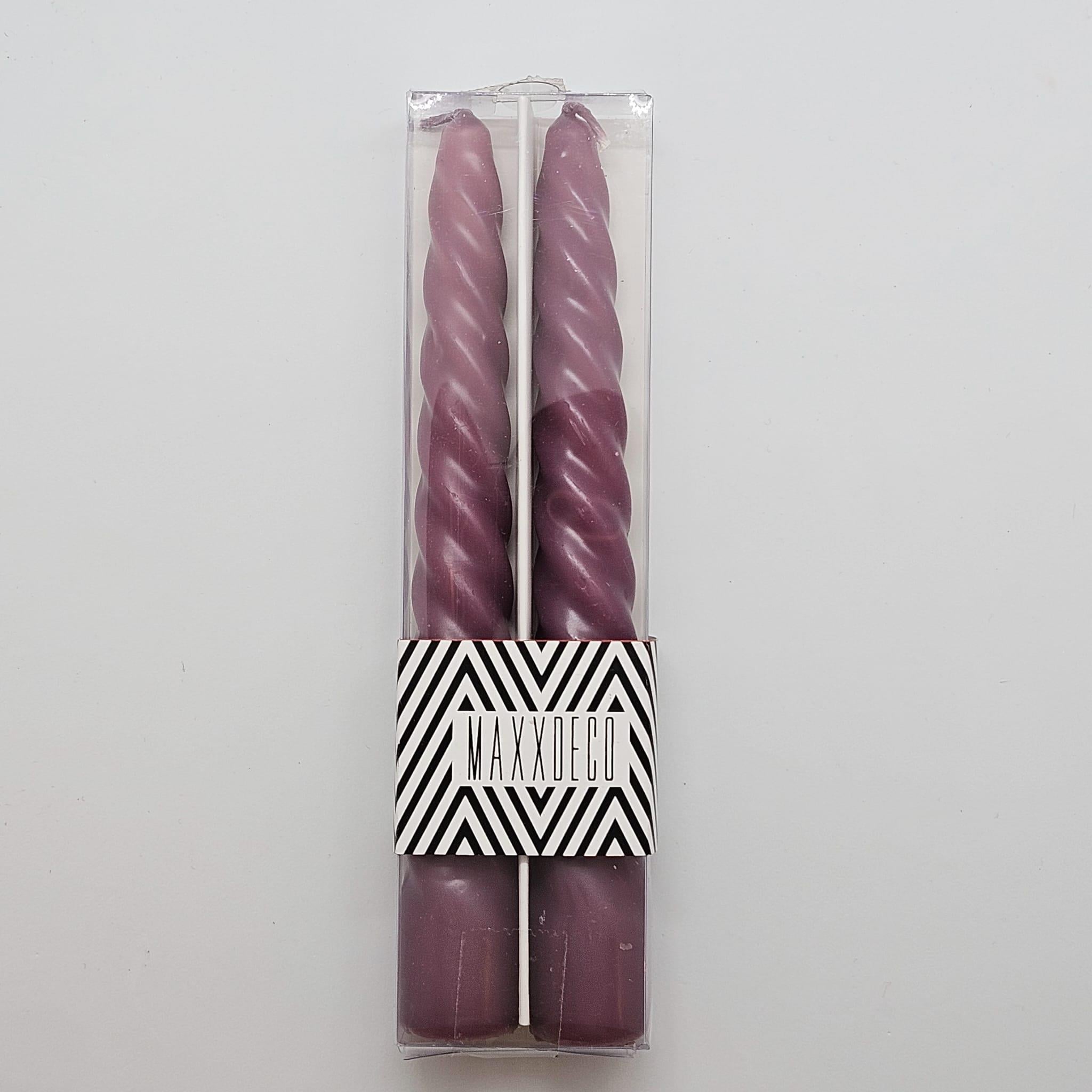 İkili Mum- Bordo