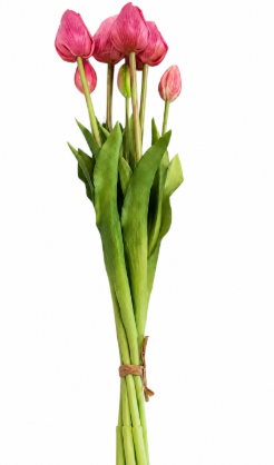PEMBE LALE DEMETİ 46 CM 