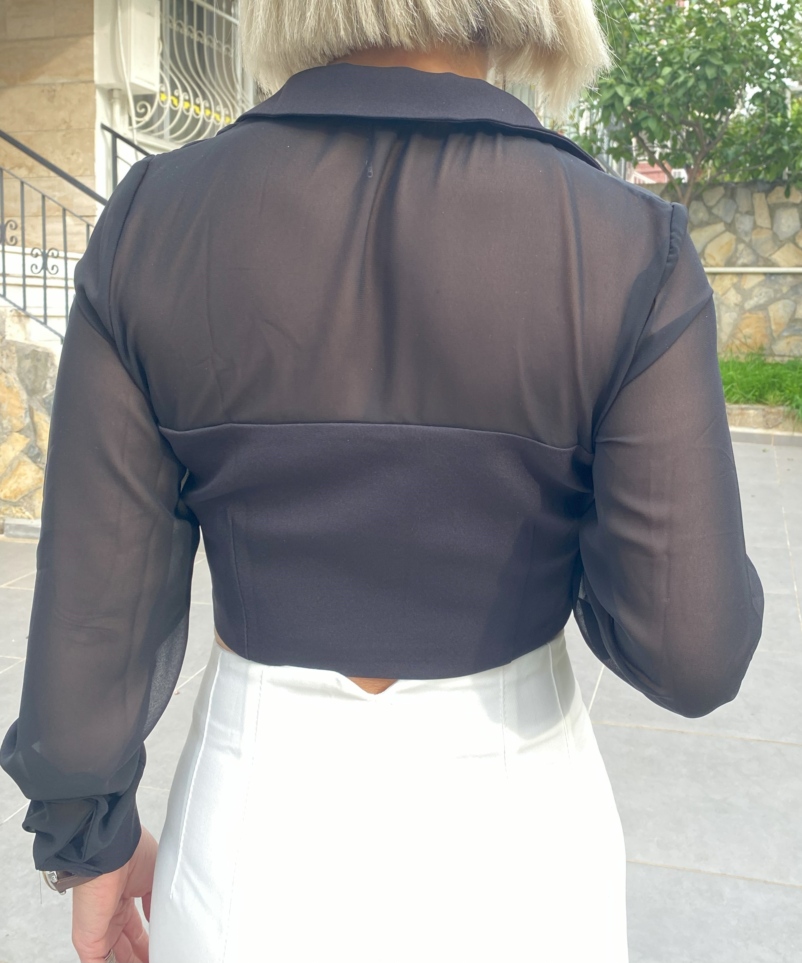 002 ROBA GARNİ ŞİFON YAKA BLUZ