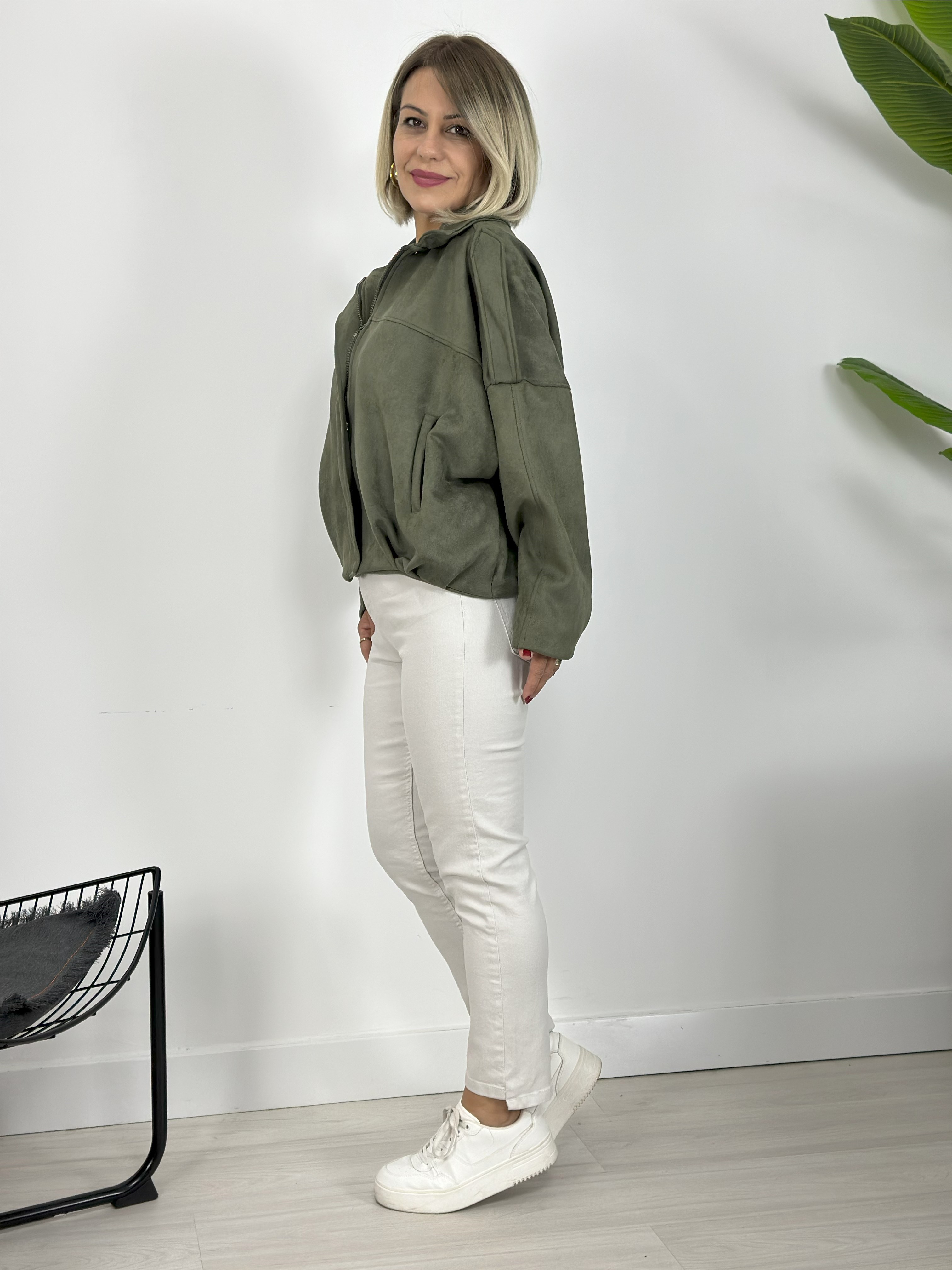 0101 ZR MODEL, YARASA KOL, APOLETLİ, BOMBER, NUBUK MONT