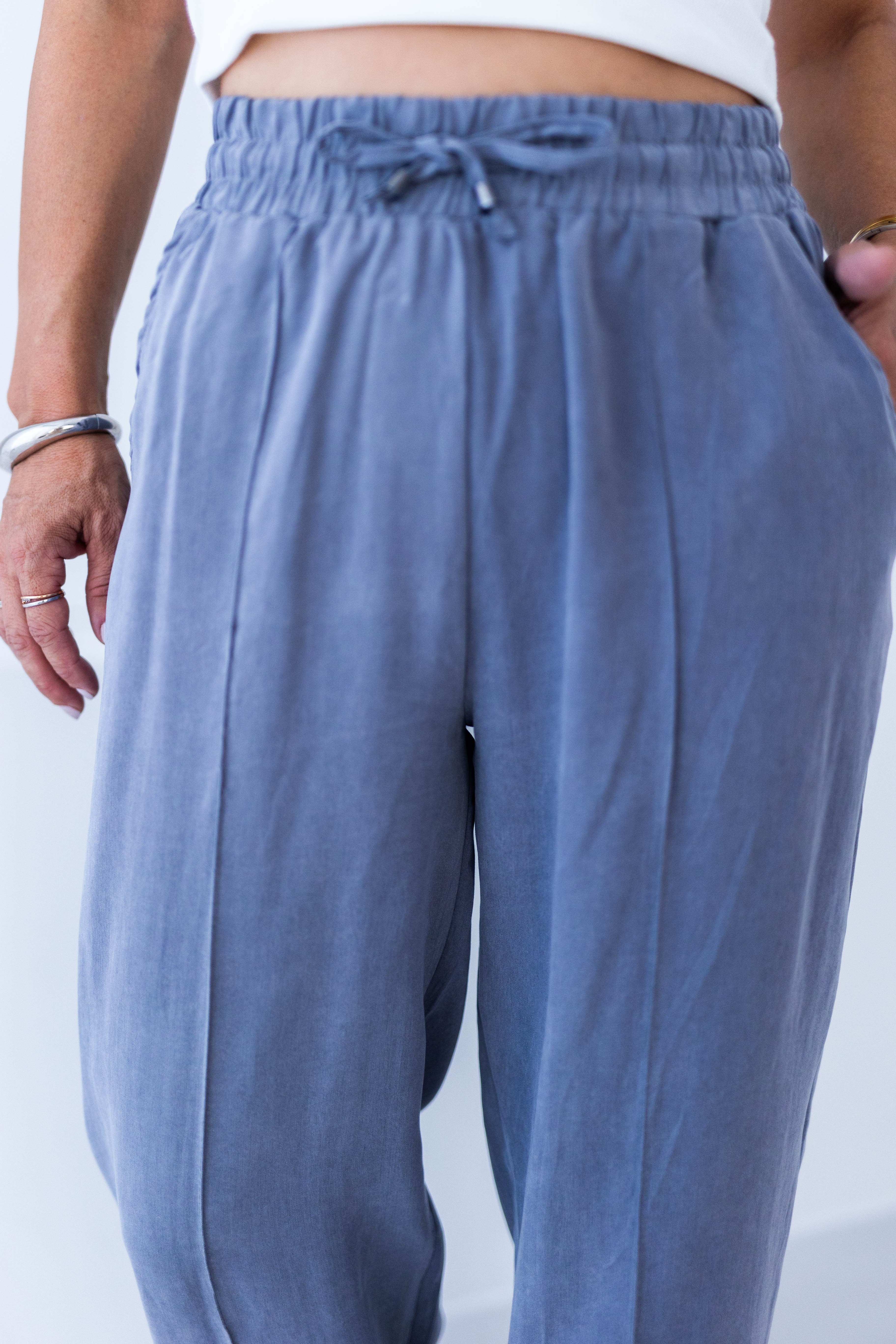 1582 ÇİMALI BOL PAÇA PANTOLON