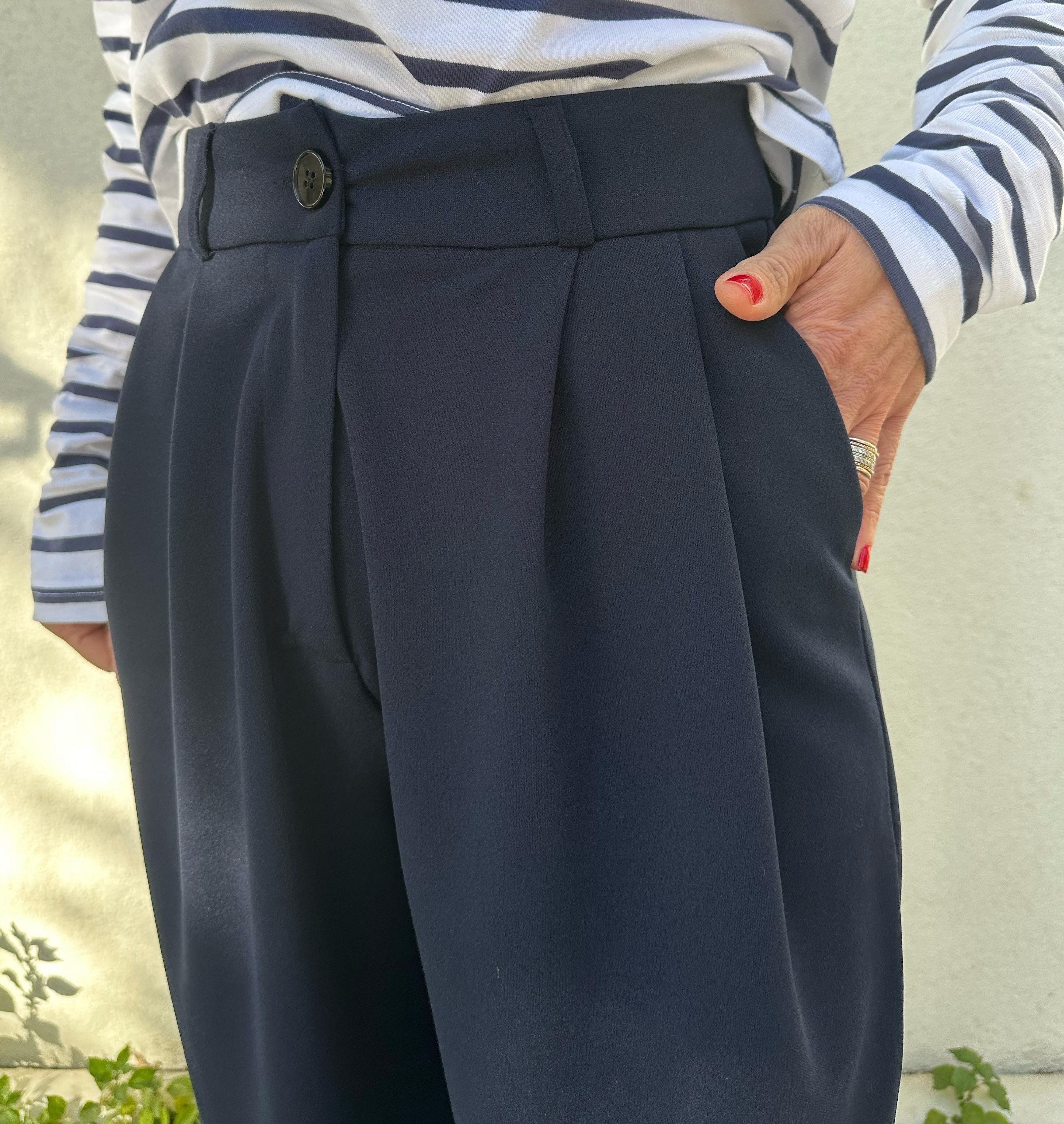 309 BEL KEMER PİLE DETAY BALON KESİM PANTOLON