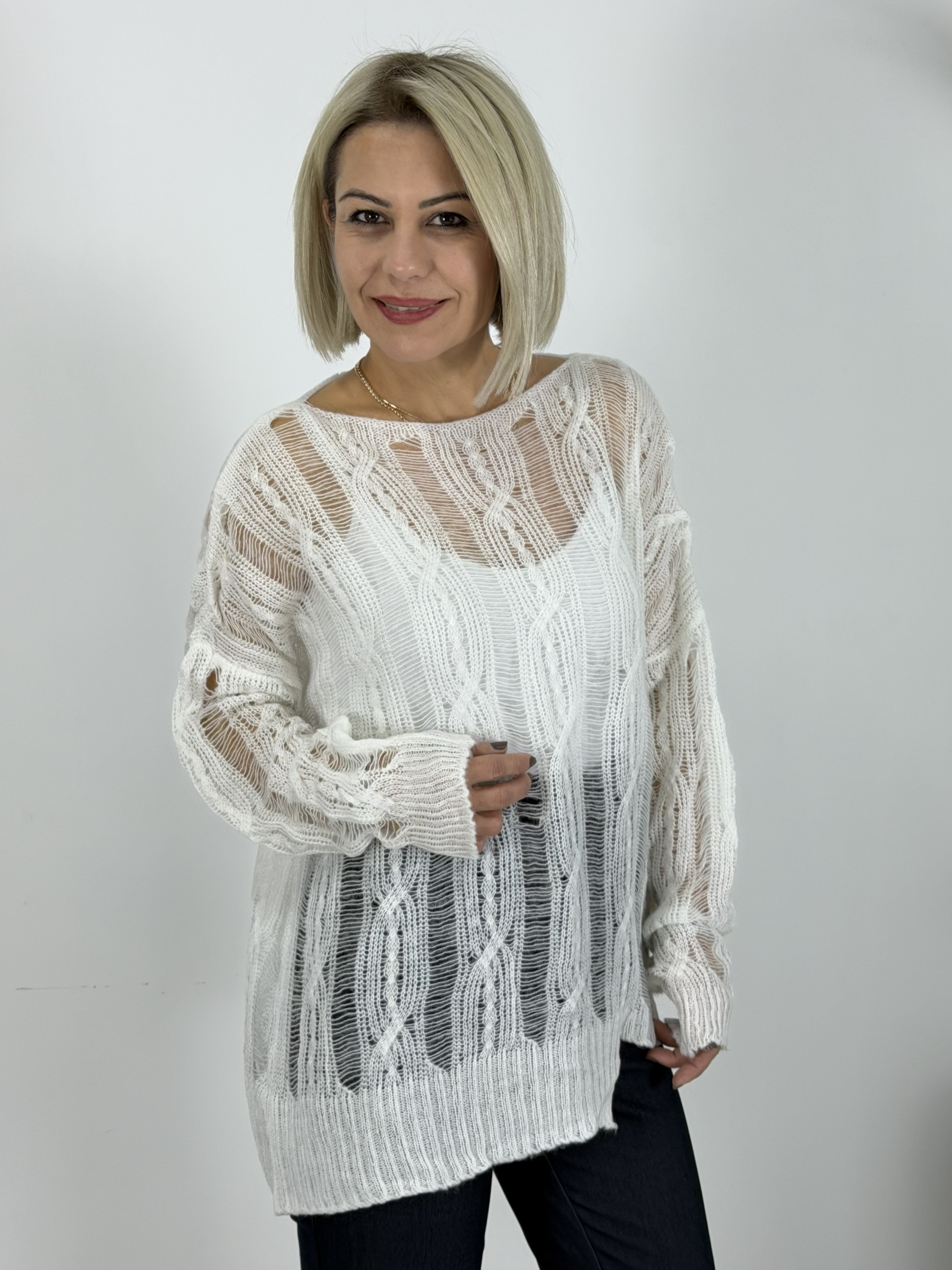 4134 ETEK UCU KESİK, İPEK İPLİK, FİLE, SAÇ ÖRGÜ TRİKO