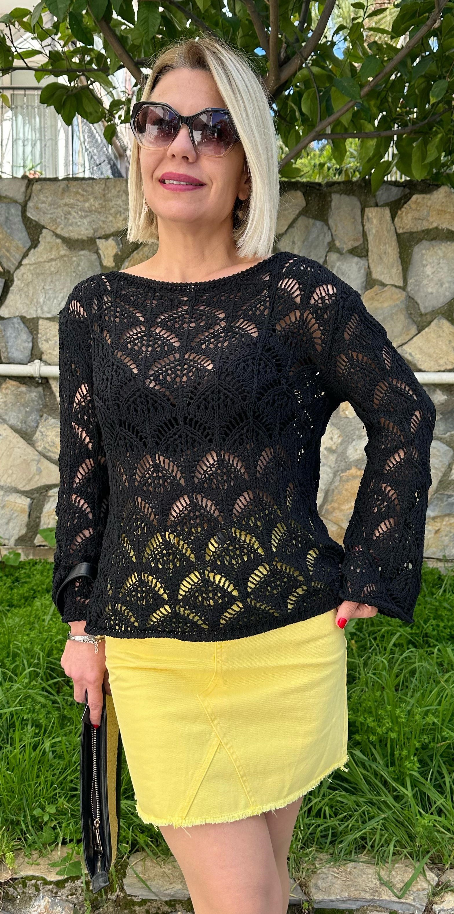 428 KAYIK YAKA İSTRİDYE DESEN MERSERİZE