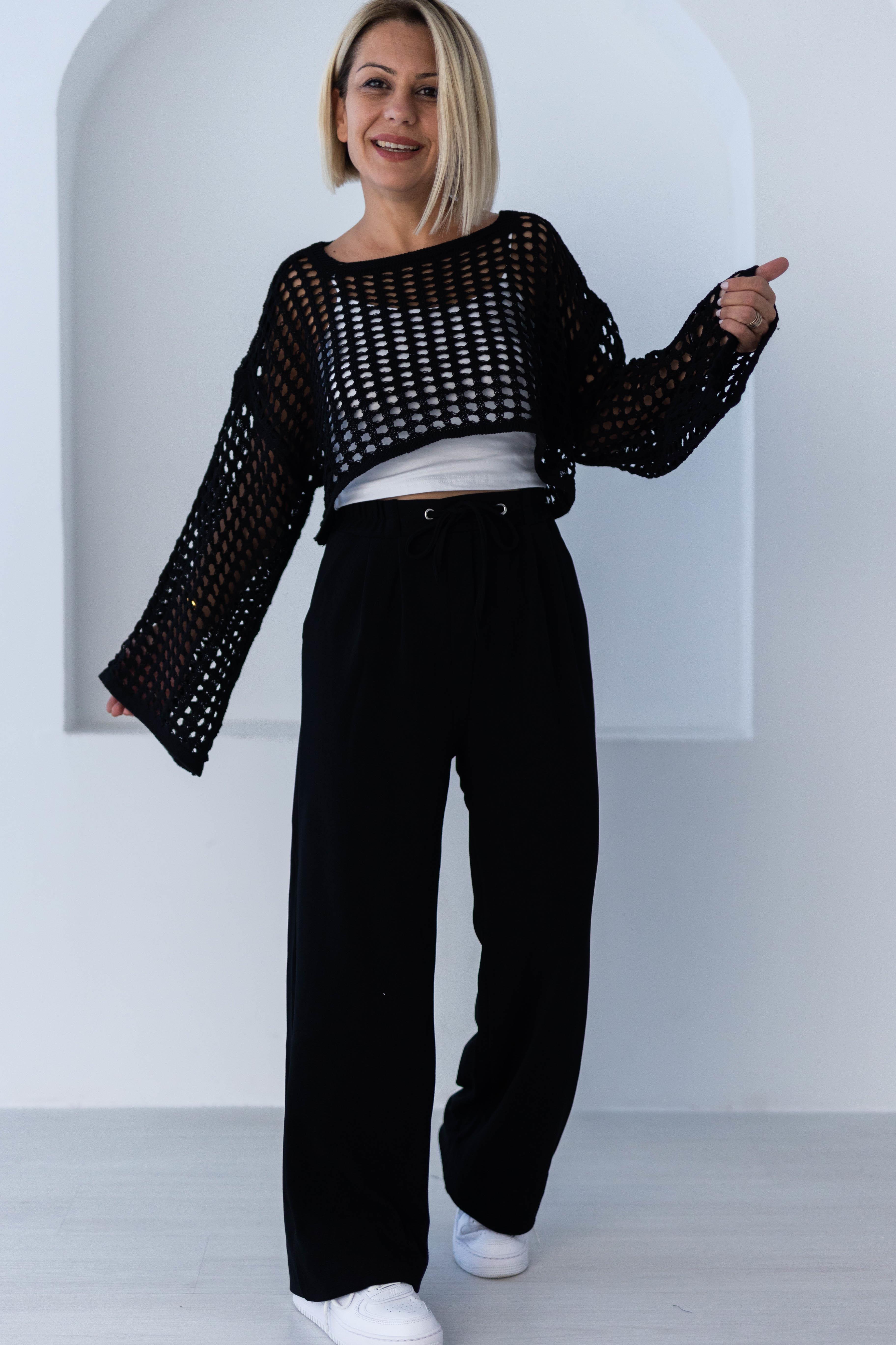 447 DELİKLİ FİLE MERSERİZE CROP