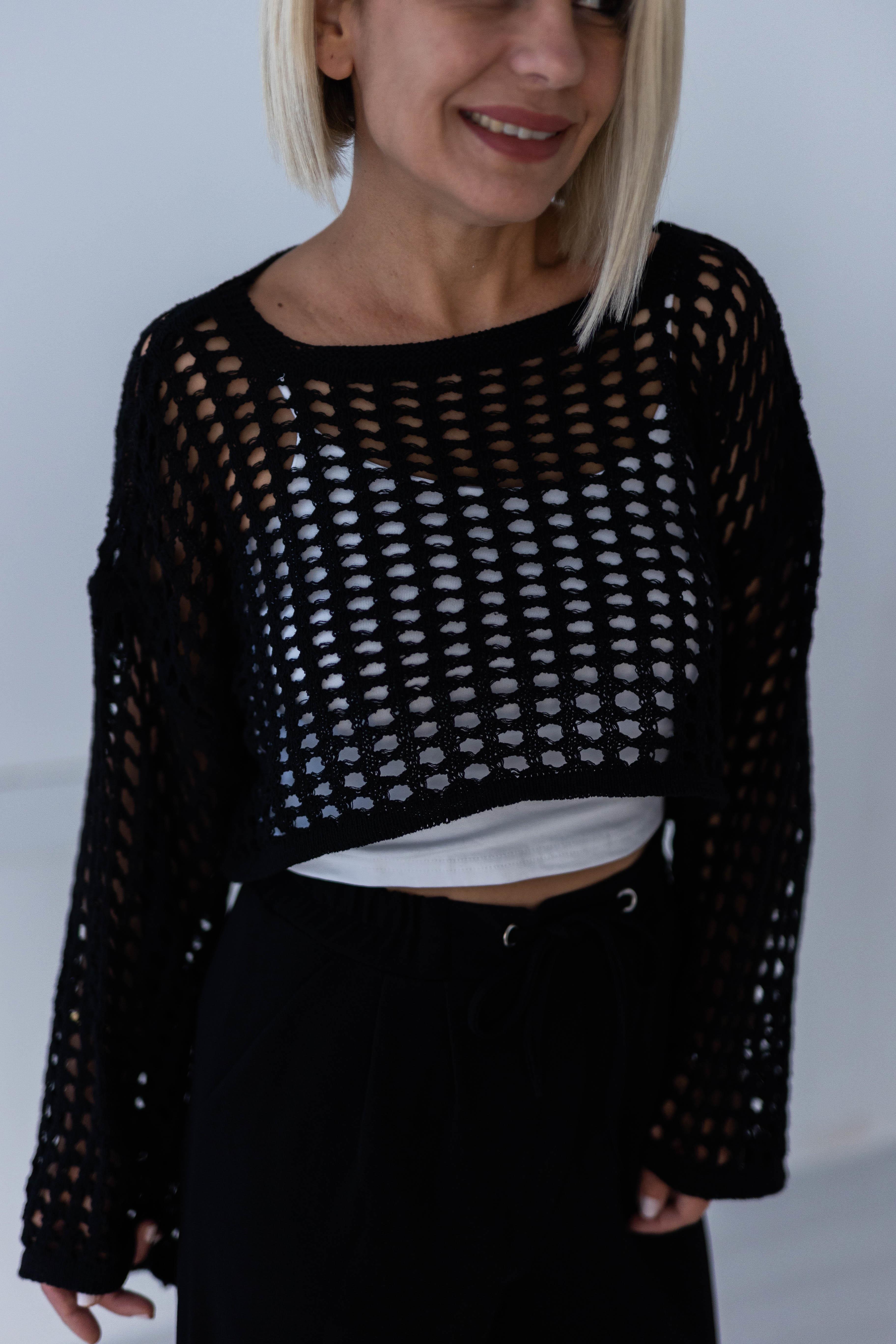 447 DELİKLİ FİLE MERSERİZE CROP
