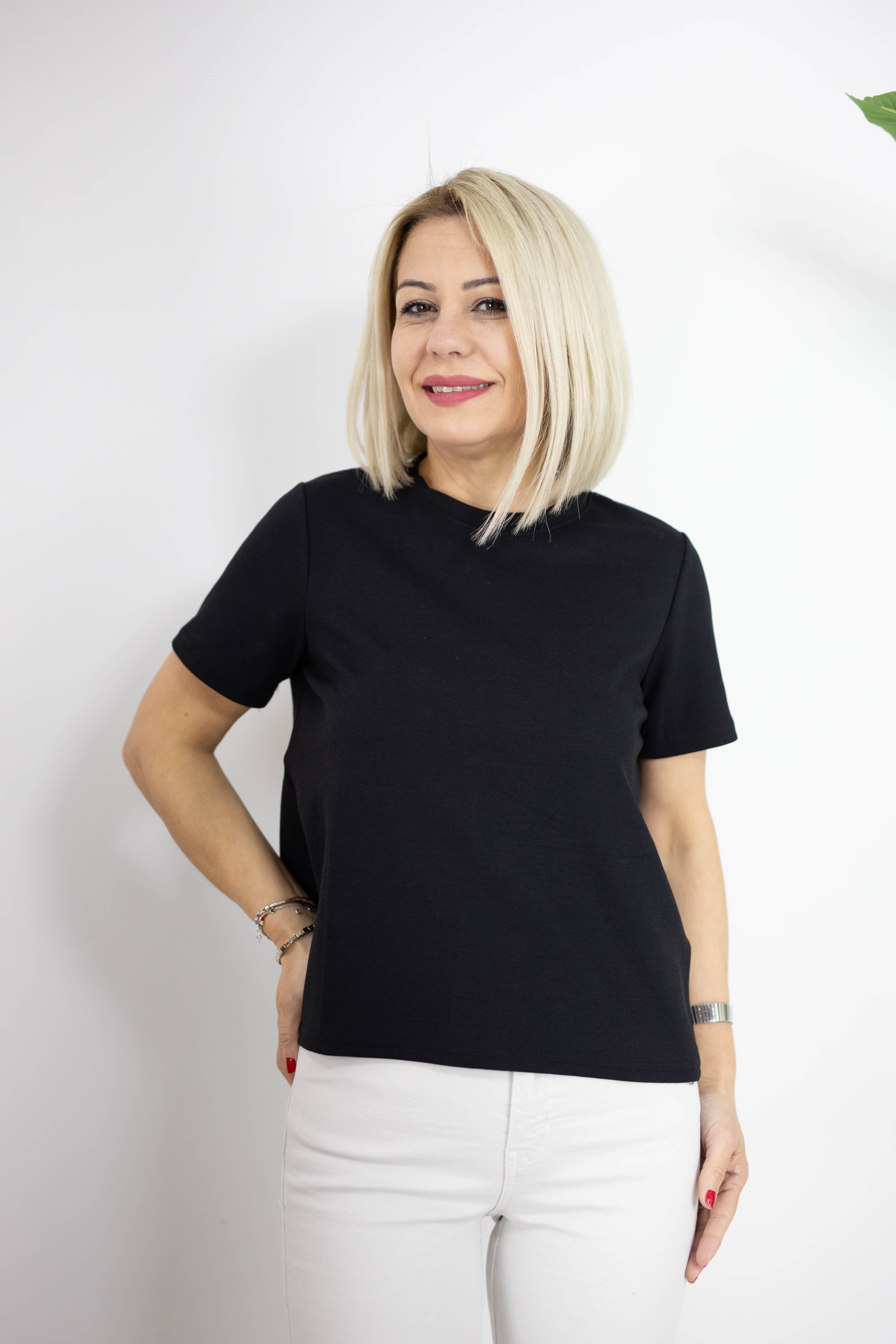 514 BİSİKLET YAKA, ARKA PİLELİ, MODAL TSHİRT