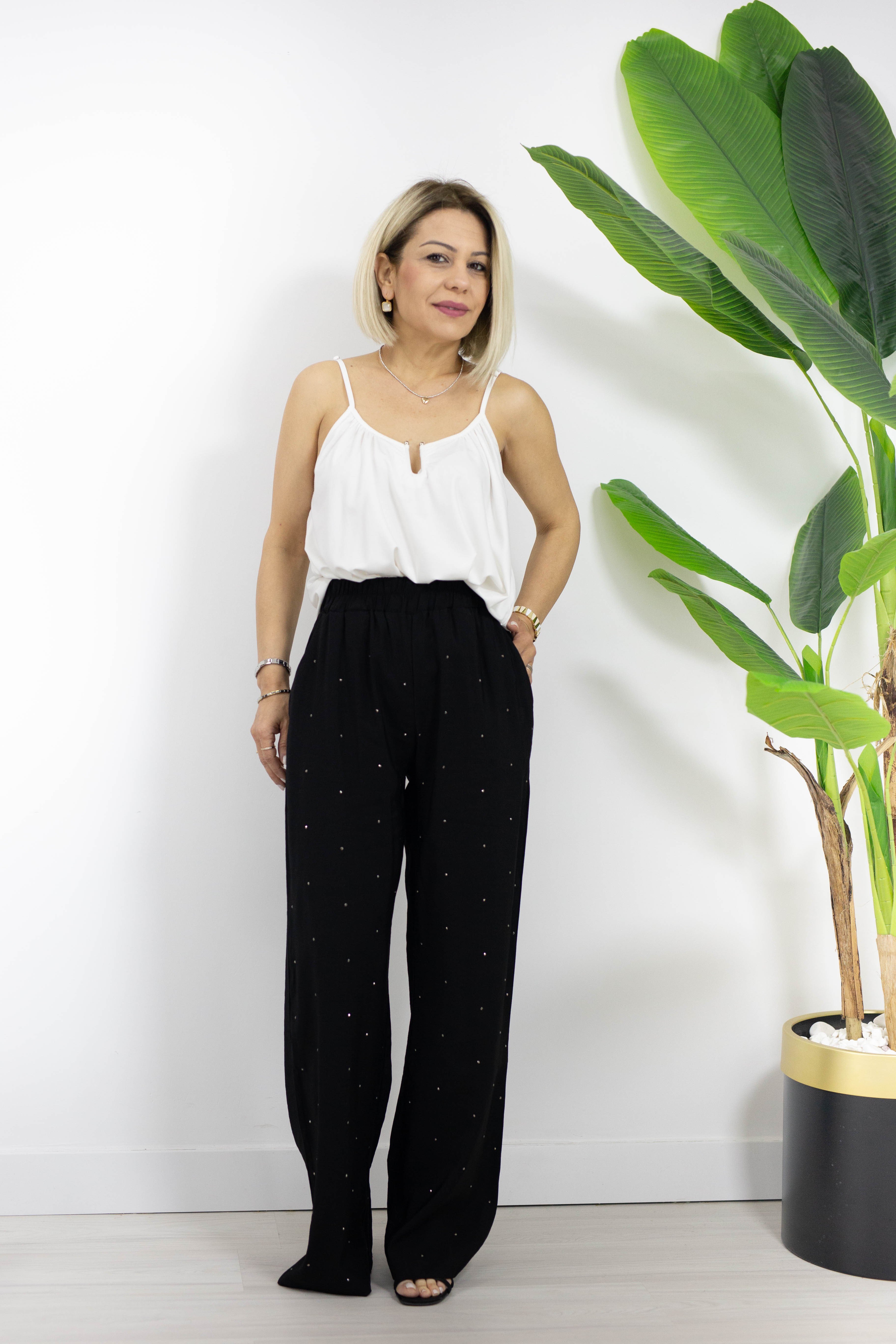 554 MD RAHAT KALIP, TAŞLI PANTOLON