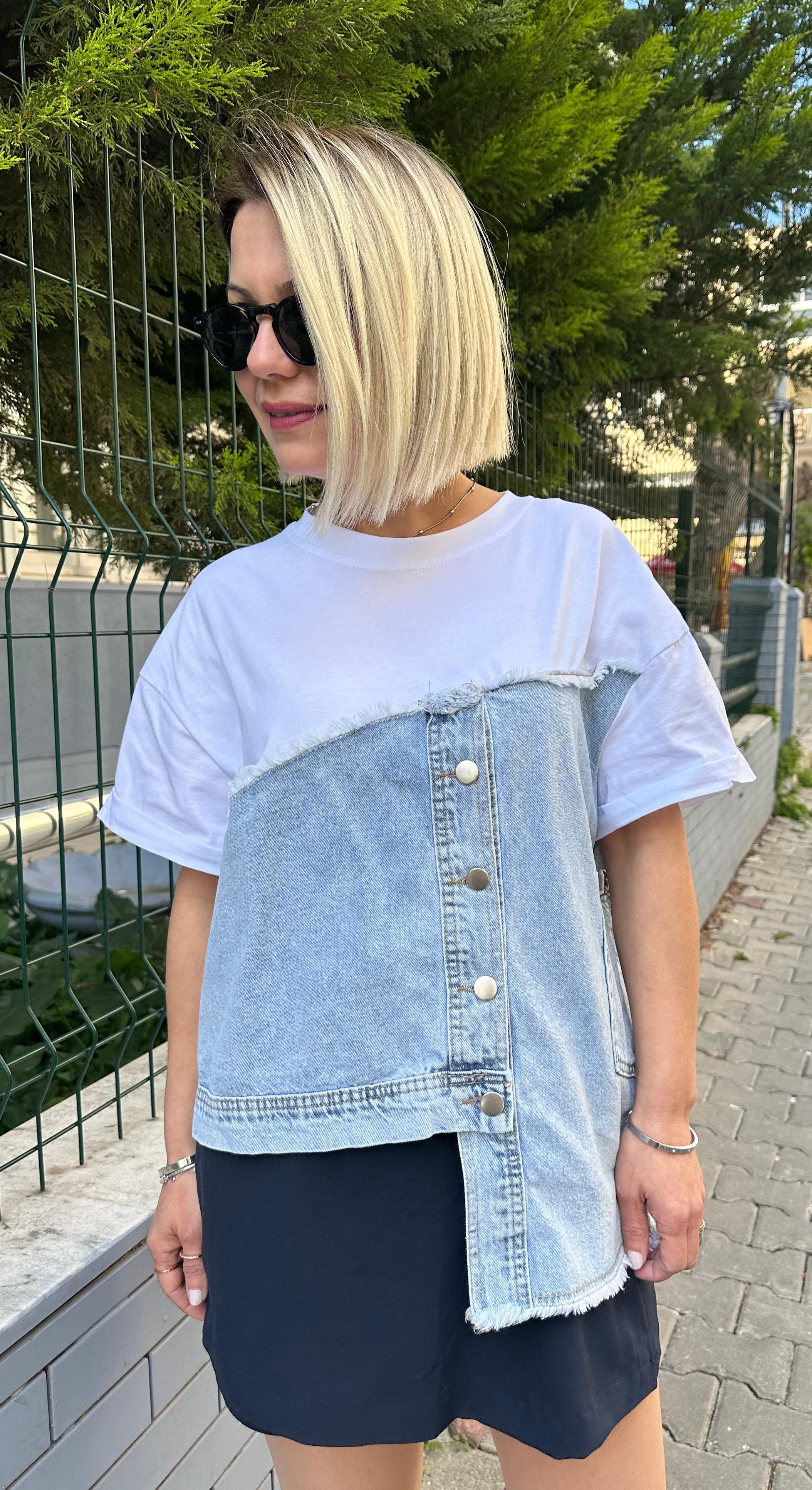 5737 VEREV JEAN GARNİ TSHİRT