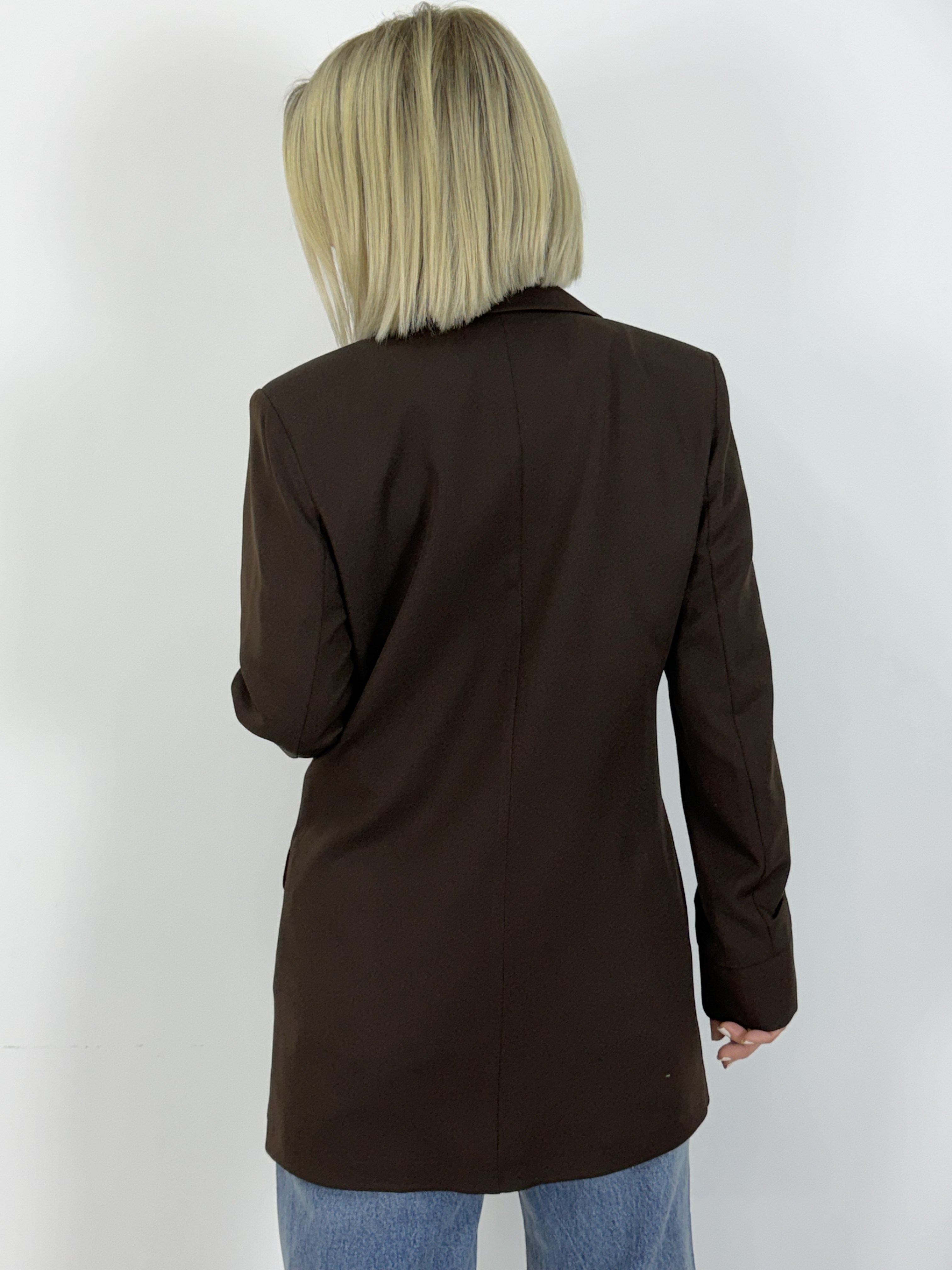 6157 Kolu Düğme Detaylı, Tek Düğme, Blazer Ceket