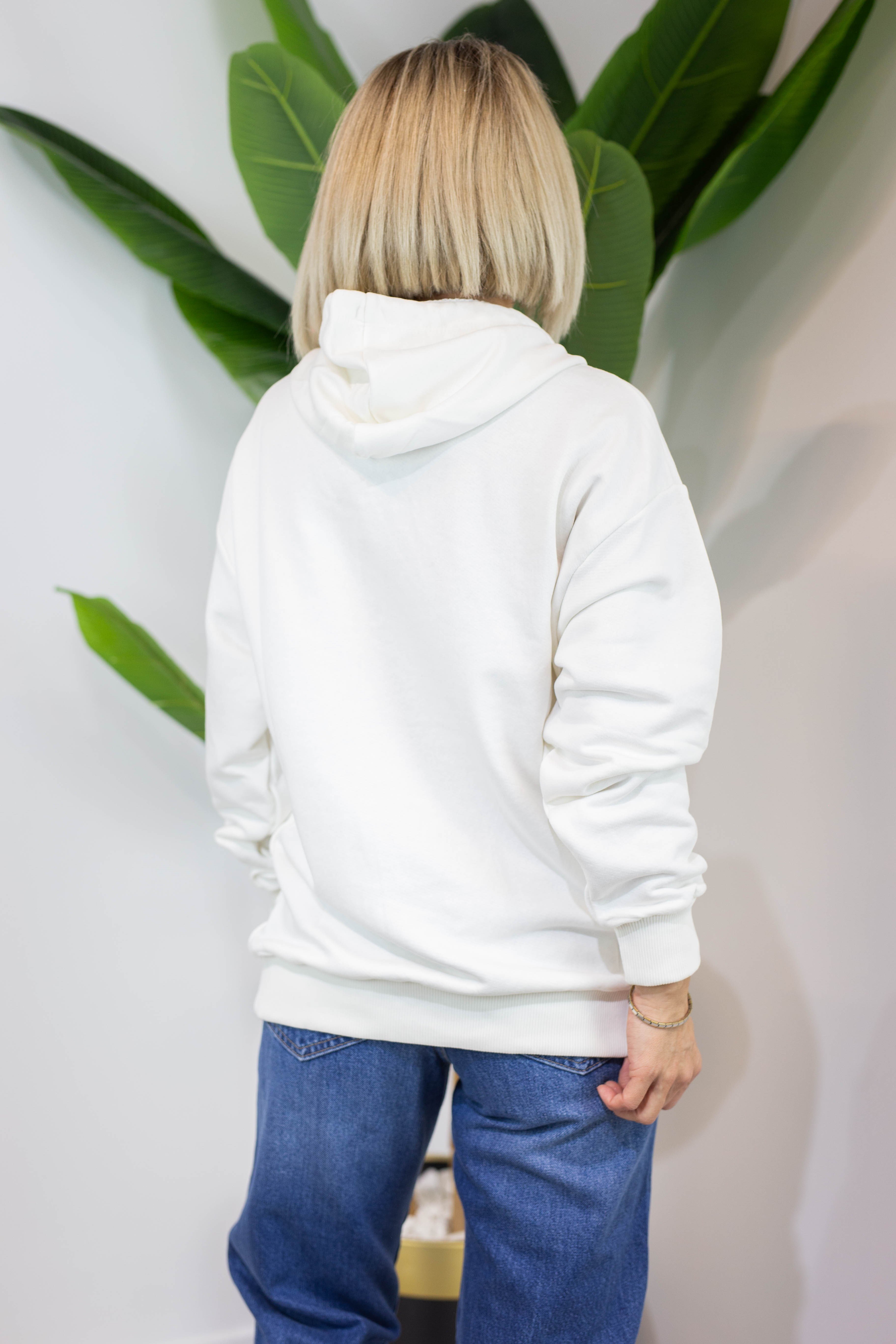 6370 KAPÜŞONLU, KANGURU CEP, BASKILI, 2 İPLİK SWEAT