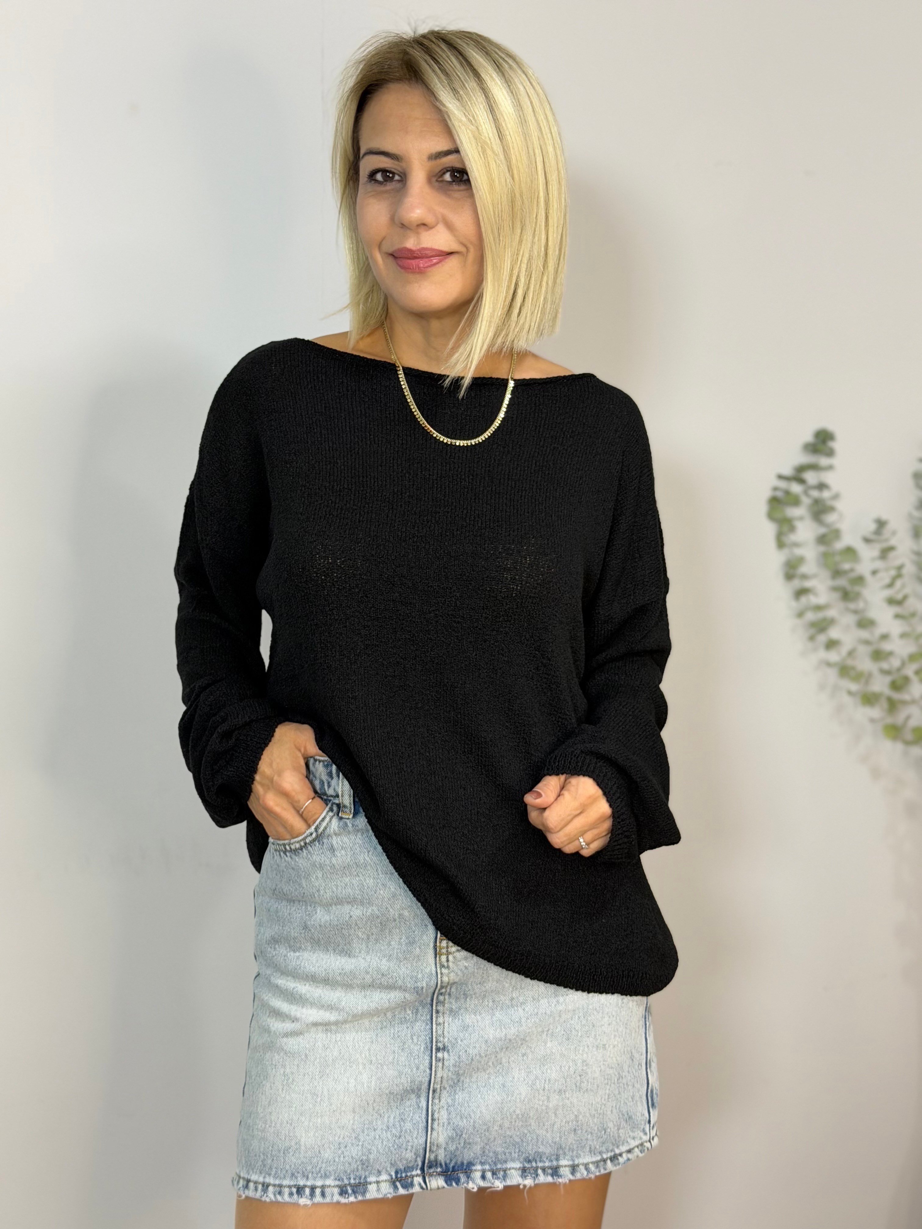 701 Kayık Yaka, Brumer Merserize Triko
