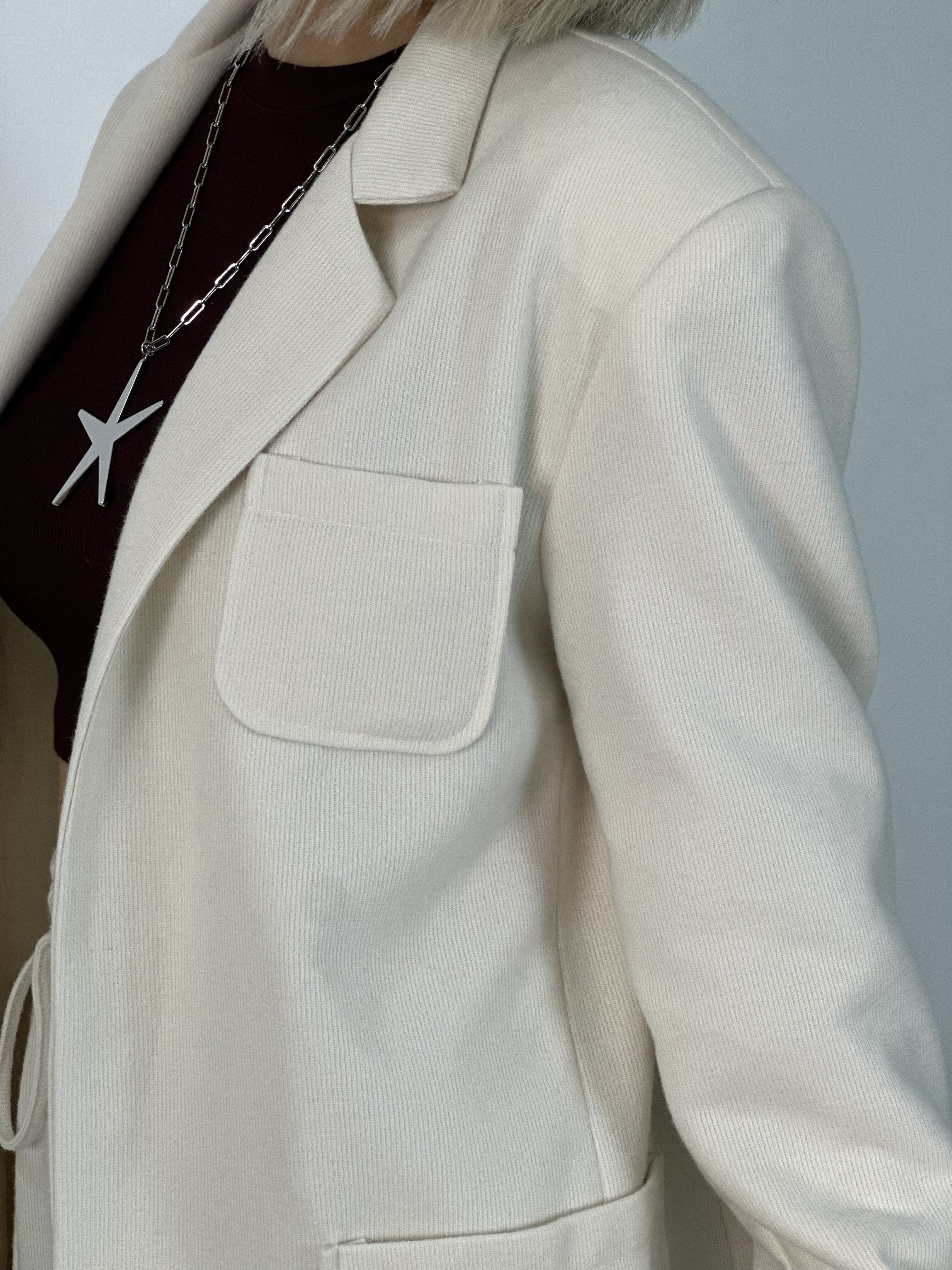 7614 ÖRME BLAZER CEKET