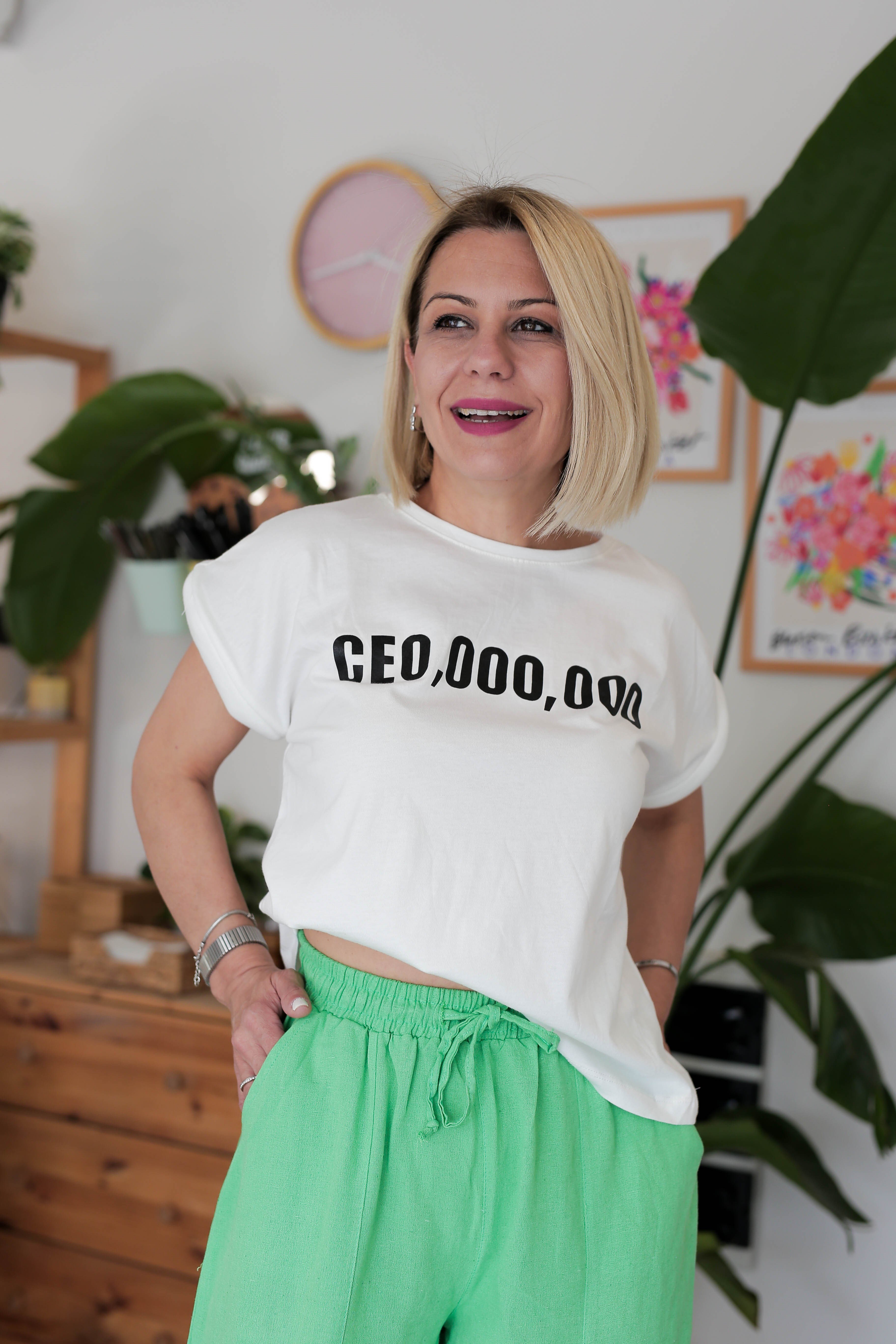 8443 KOL UCU PUF CEO BASKI TSHİRT