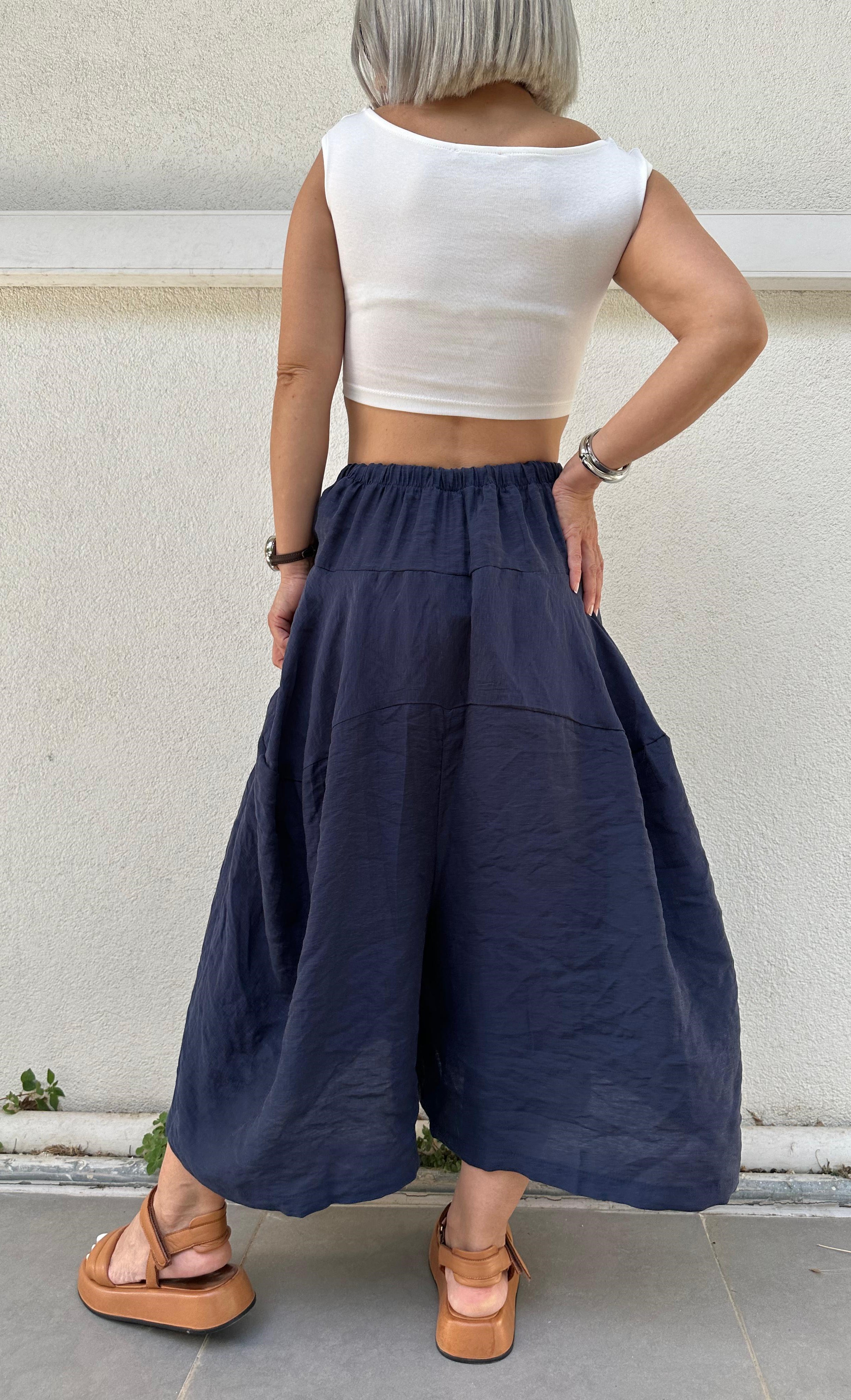 8460 CEPLİ ETEK PANTOLON