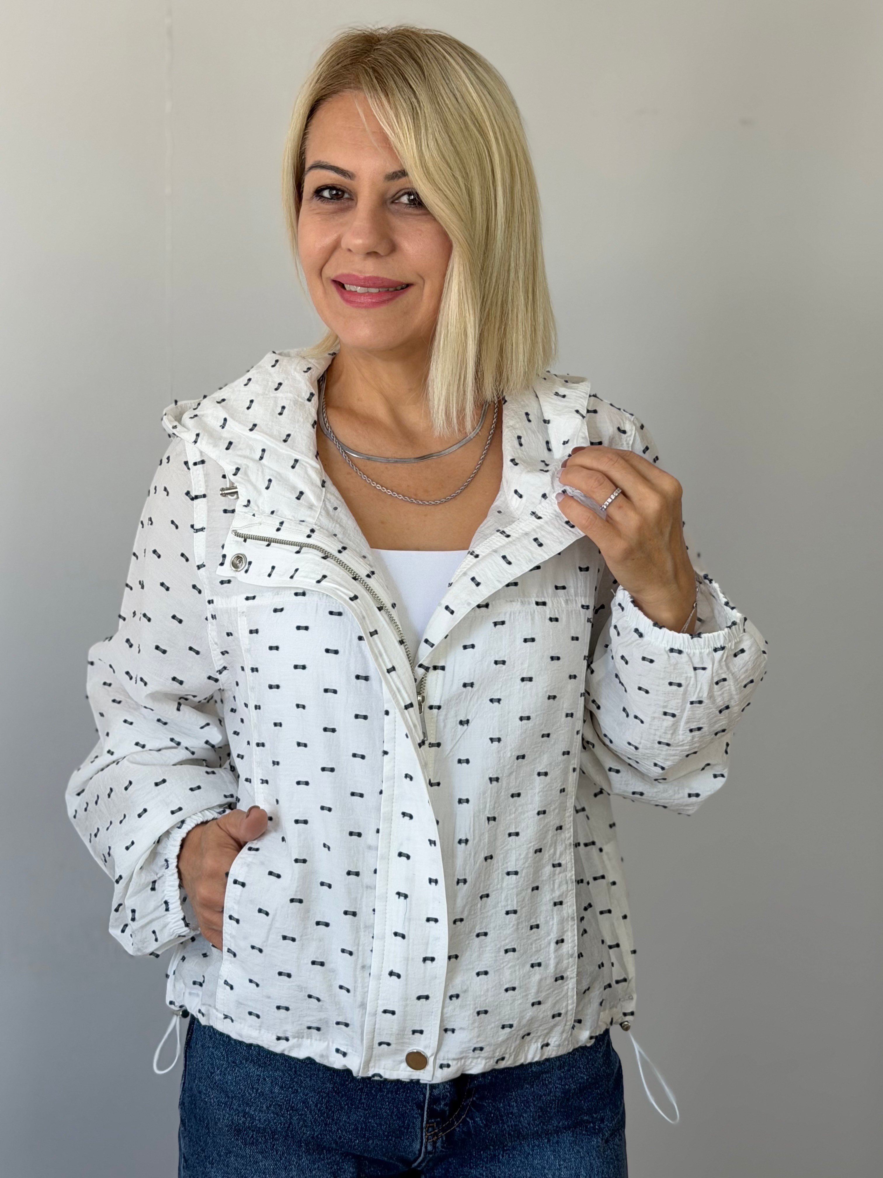 9040 Kapüşonlu, Yağmurluk Ceket