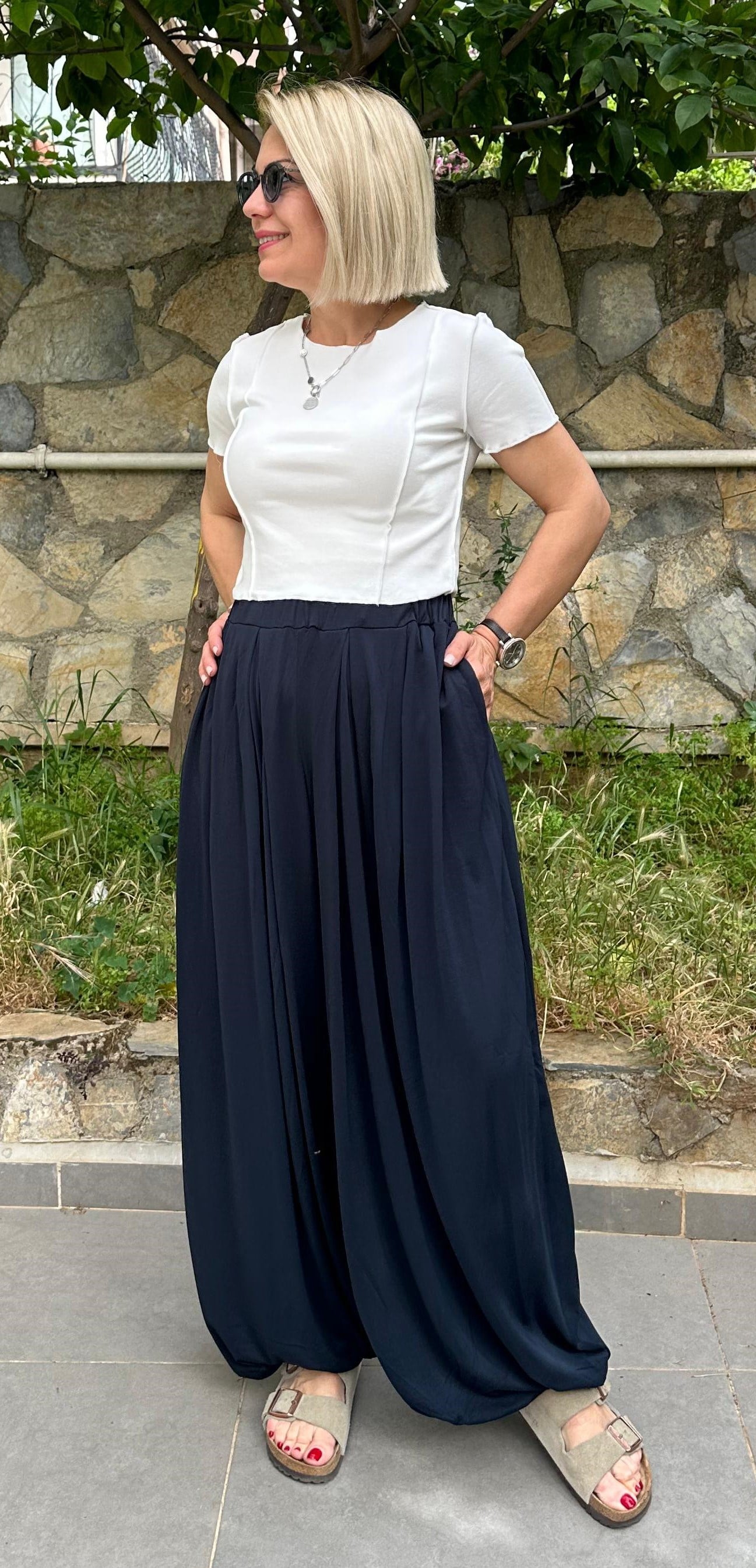 910 BEL PİLE MODAL ŞALVAR