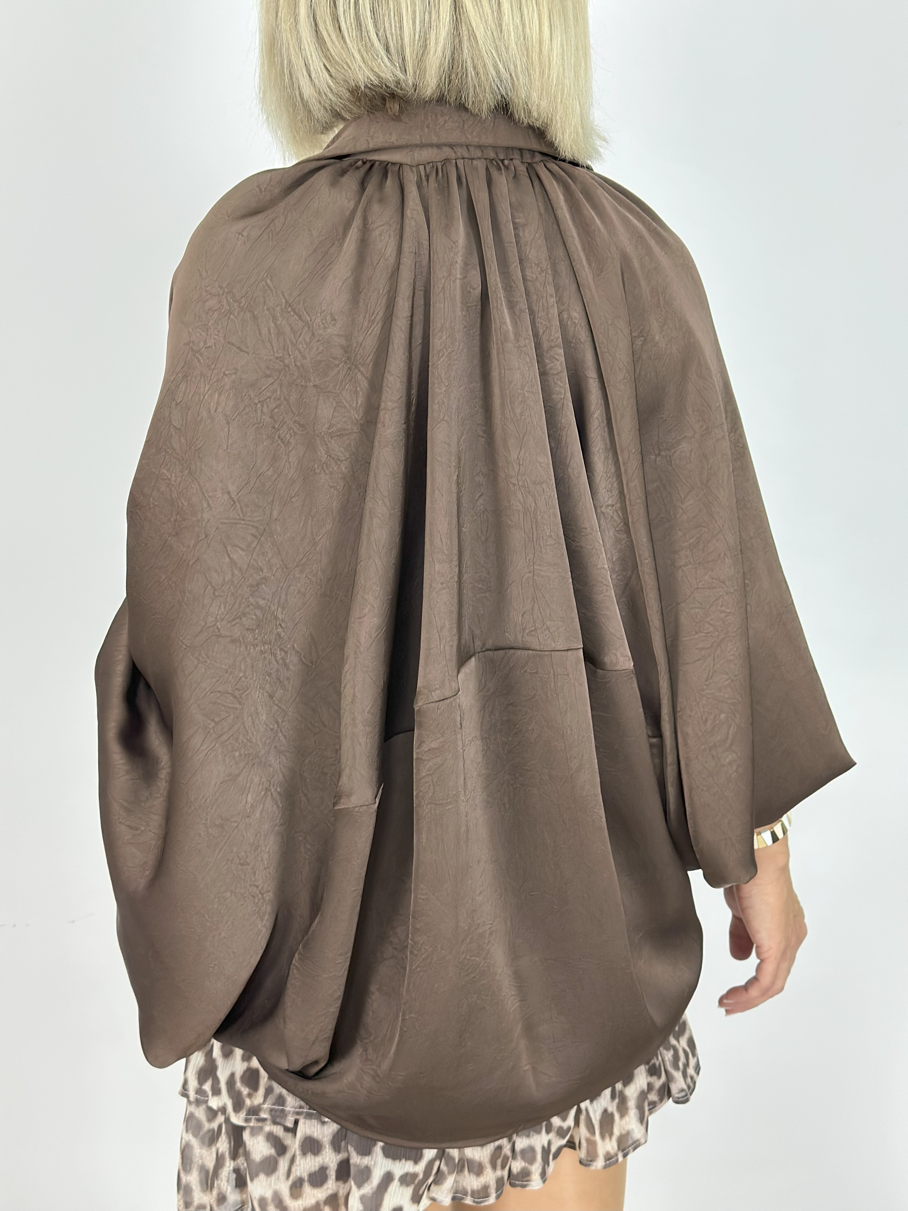 9584 YARASA KOL, FERMUARLI, ZR MODEL BOMBER SATEN CEKET