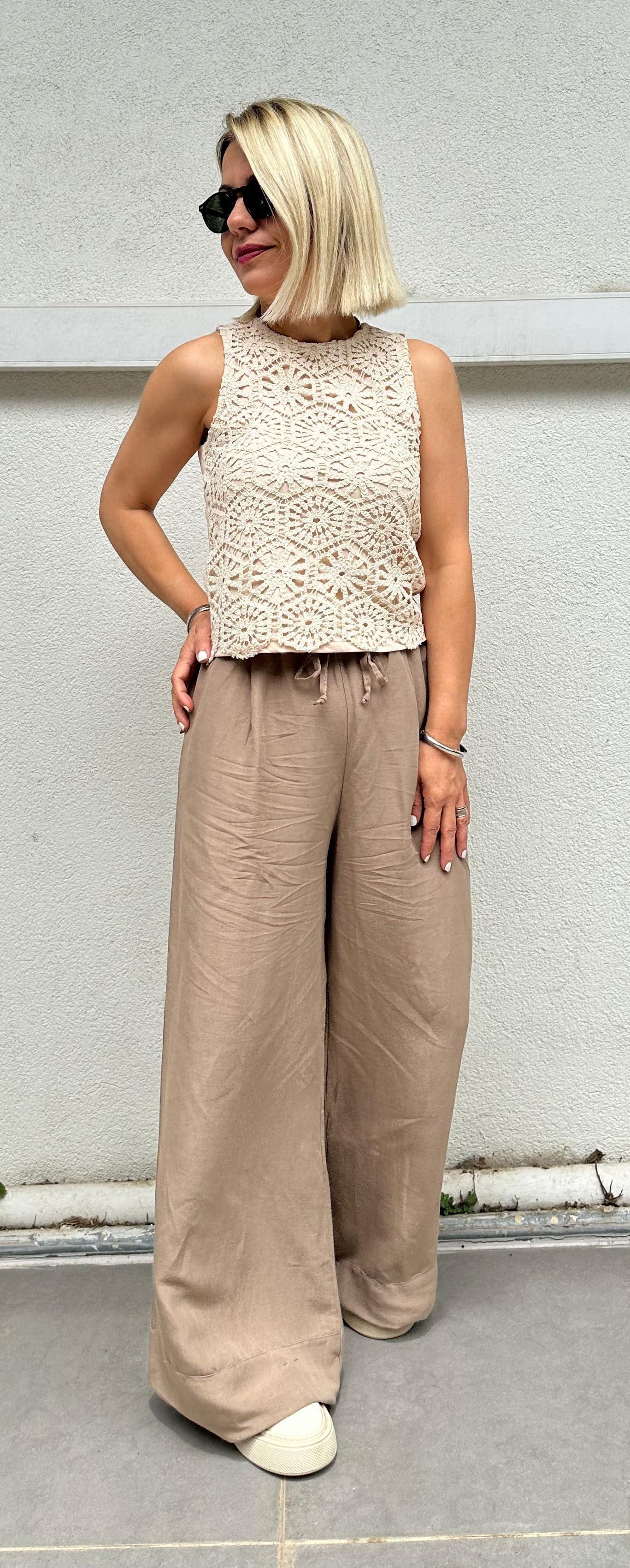 983 BEL LASTİKLİ BEACH PANTOLON