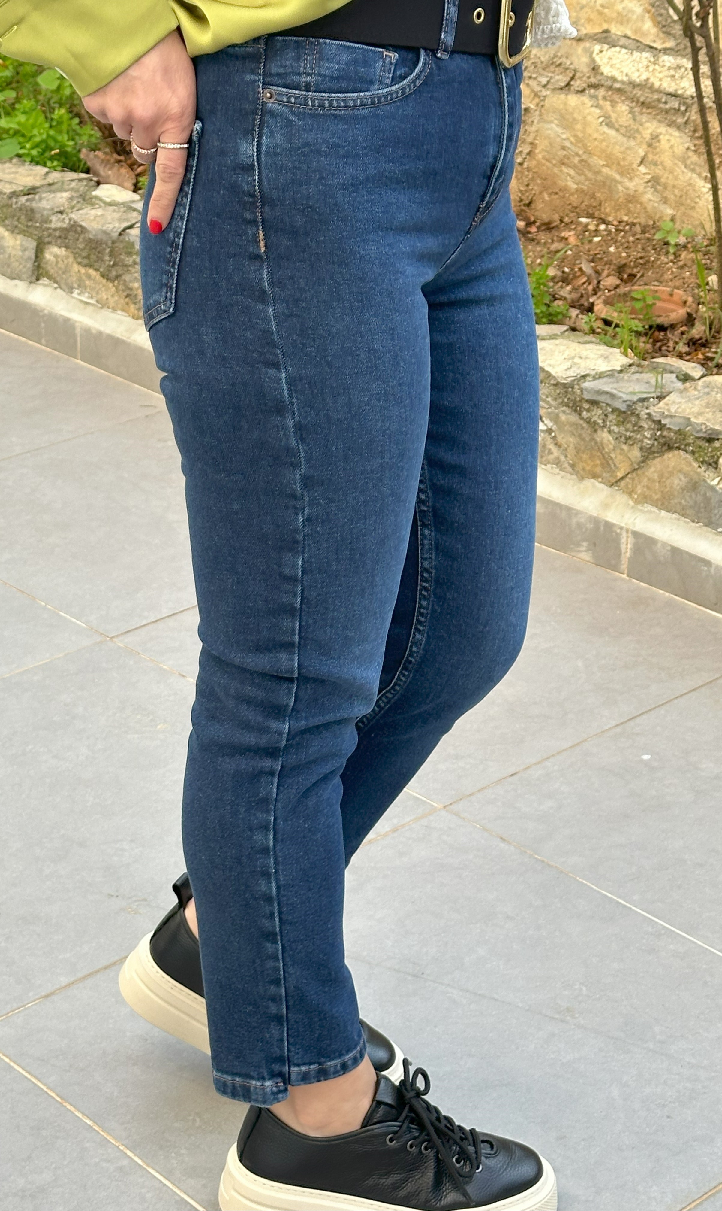 LACORİNO ELİS PAÇA DETAY MOM JEAN