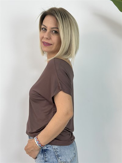 002 ÖN, ARKA V YAKA BASİC TSHİRT