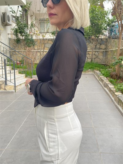 002 ROBA GARNİ ŞİFON YAKA BLUZ