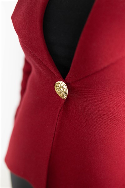 0053 ZR TEK GOLD DÜĞME, ÇELİK ÖRGÜ TRİKO CEKET
