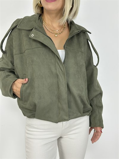0101 ZR MODEL, YARASA KOL, APOLETLİ, BOMBER, NUBUK MONT