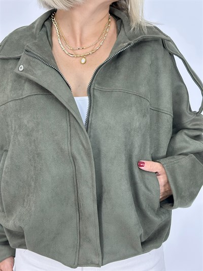 0101 ZR MODEL, YARASA KOL, APOLETLİ, BOMBER, NUBUK MONT