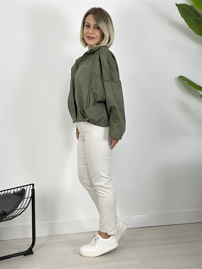 0101 ZR MODEL, YARASA KOL, APOLETLİ, BOMBER, NUBUK MONT