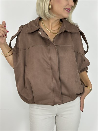 0101 ZR MODEL, YARASA KOL, APOLETLİ, BOMBER, NUBUK MONT