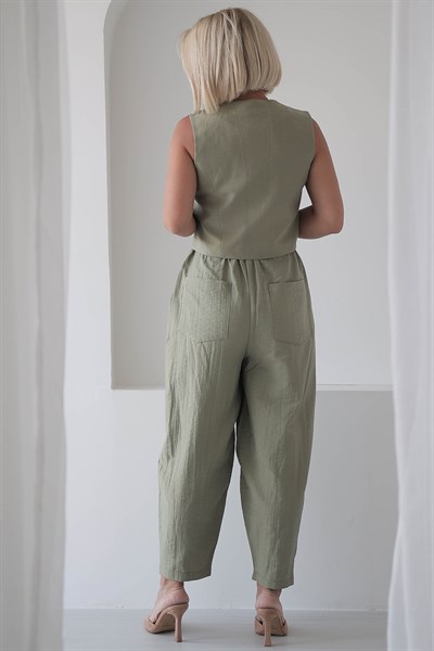 1002 YELEKLİ BALON PANTOLON TAKIM