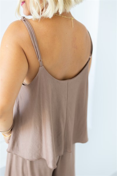 1052 ASKILI CROP MODAL PANTOLON TAKIM