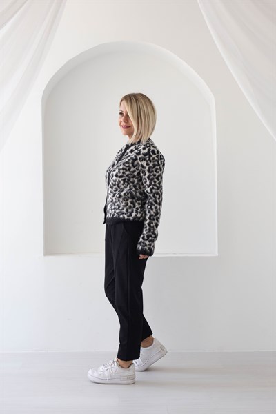 1070 LEOPAR DESEN ŞARDONLU HIRKA