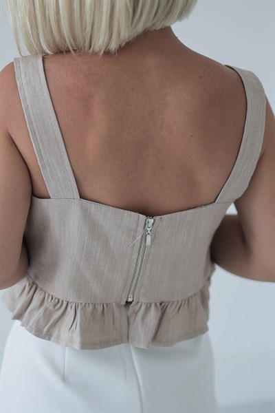 1162 ETEK UCU FIRFIRLI ASKI DETAY KETEN CROP