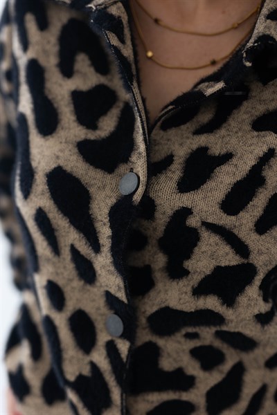 155 LEOPAR DESEN TİFTİK HIRKA