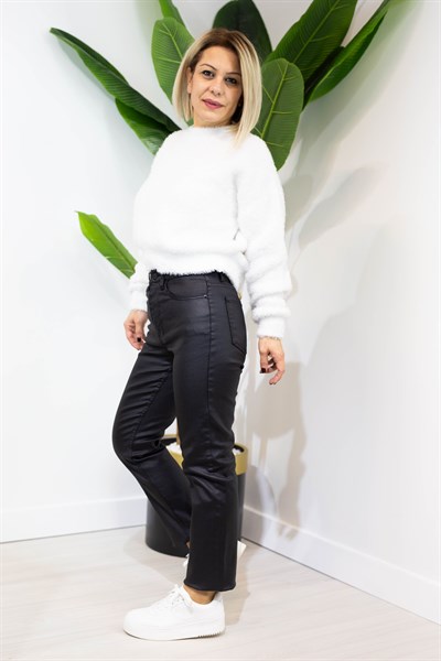 1597 ZR BOYFİT, MUM KAPLAMA JEAN PANTOLON