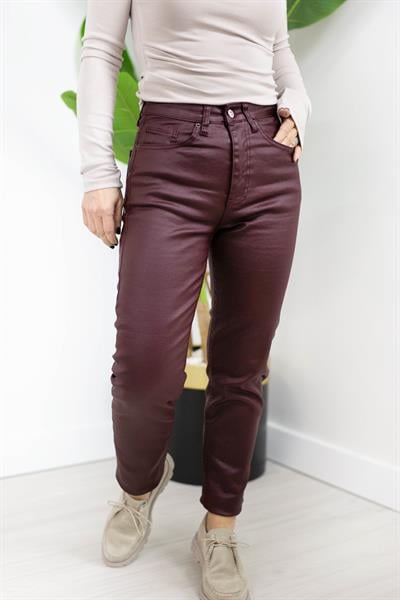 1597 ZR BOYFİT, MUM KAPLAMA JEAN PANTOLON