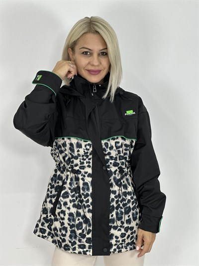 2735 LEOPAR GARNİLİ YAĞMURLUK