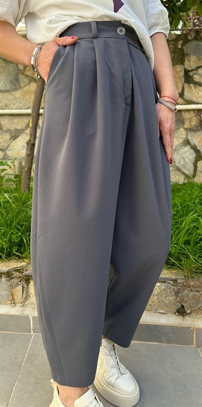 309 BEL KEMER PİLE DETAY BALON KESİM PANTOLON