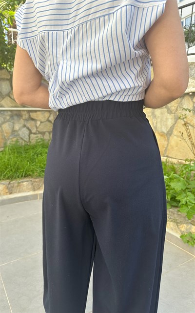311 ARKA BEL LASTİK ÖN PİLE ŞALVAR PANTOLON
