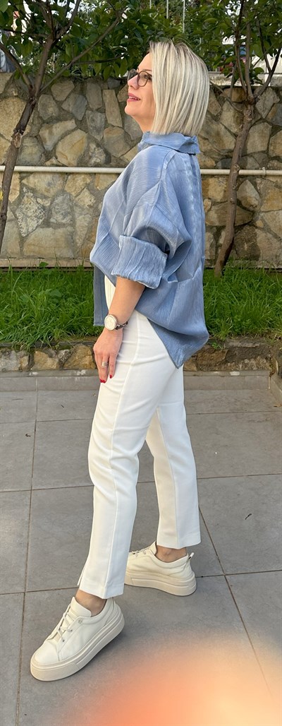 3831 ÖN YIRTMAÇLI PANTOLON