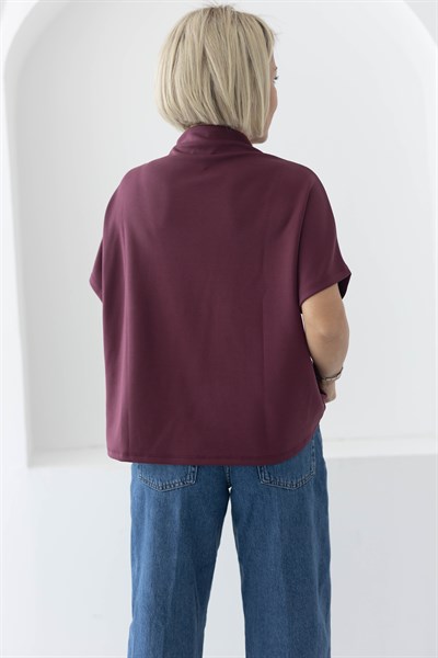 443 NW DİK YAKA, YAKA ÇITÇIT, KISAKOL MODAL SWEAT