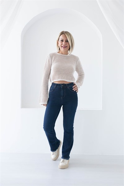443 SİMLİ FİLE CROP TRİKO