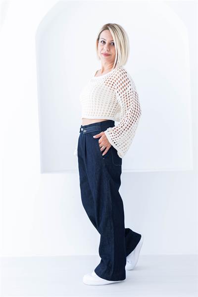 447 DELİKLİ FİLE MERSERİZE CROP