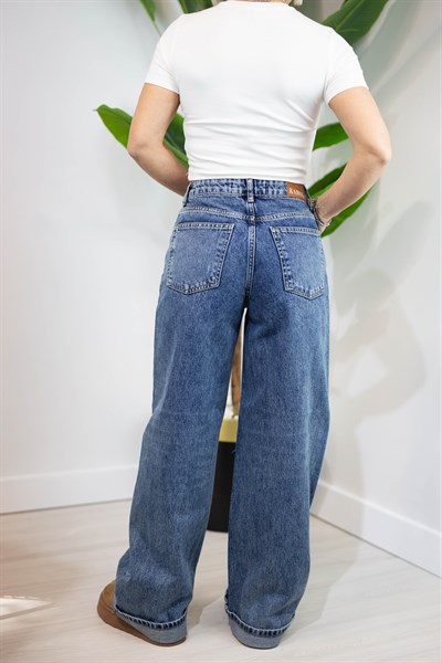 4672 DOUBLE PAÇA, WİDE LEG JEAN