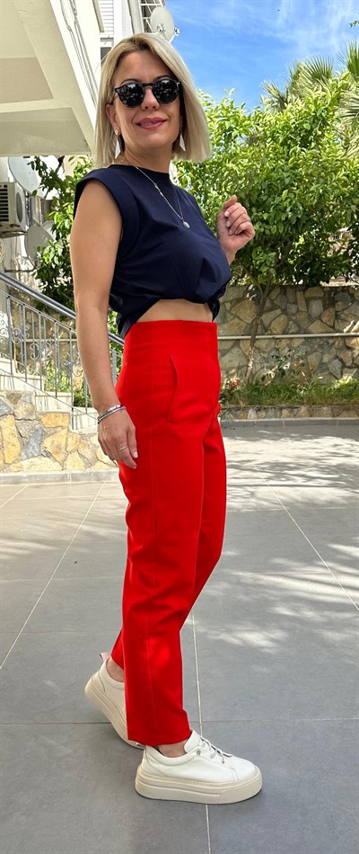 5113 FLATOLU HAVUÇ KESİM ZR PANTOLON