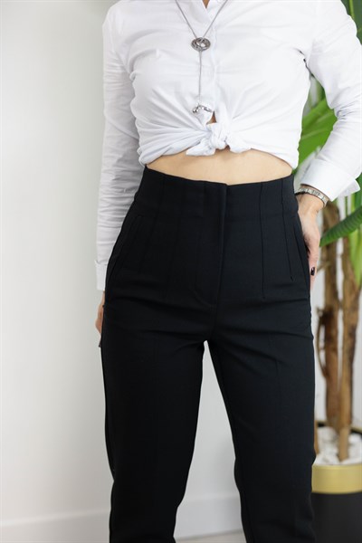 5113 HAVUÇ KESİM FLATOLU BASİC PANTOLON