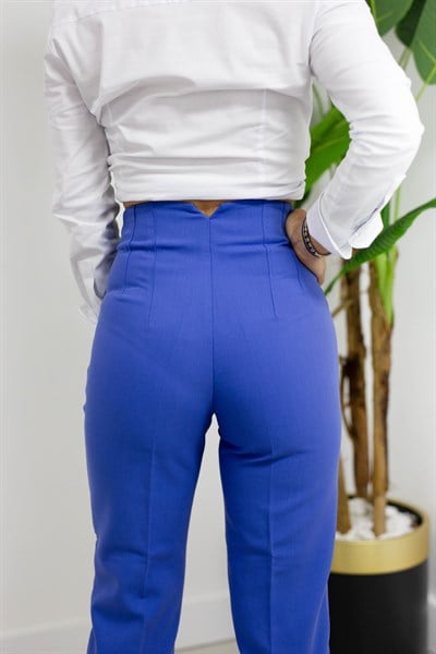 5113 HAVUÇ KESİM FLATOLU BASİC PANTOLON