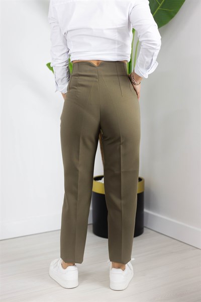 5113 HAVUÇ KESİM FLATOLU BASİC PANTOLON
